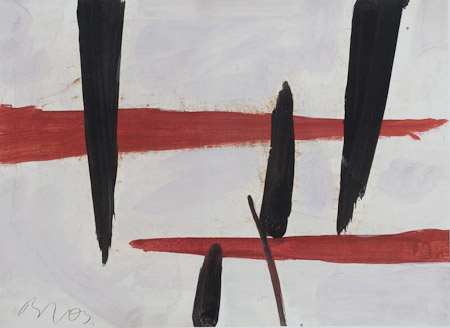 O.T. 2003, Acryl auf Papier, 60 x 44 cm