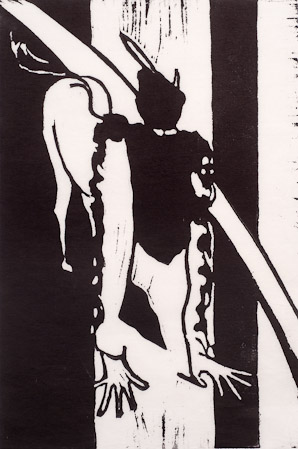 Centaur, 1998, Holzschnitt, 20 x 30 cm