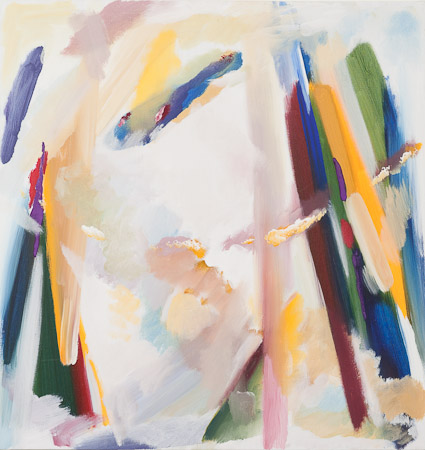 Ansatz, 2009, 90 x 86 cm, Acryl auf Leinwand