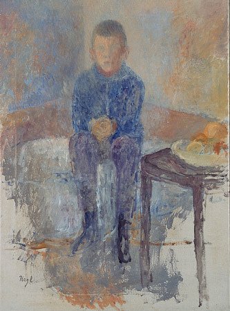 Sitzender Knabe, 1972, 75 x 55cm