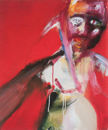 Idol 2002, Mischtechnik auf LW, 65 x 50 cm