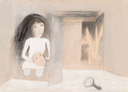 o.T. 2005, Mischtech. auf Karton, 50 x 70 cm