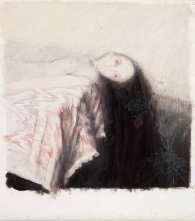 o.T. 2008, Öl auf Lw, 100 x 90 cm