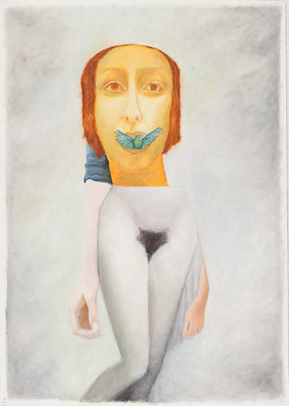 o.T. 2010, Öl auf Lw, 120 x 85 cm