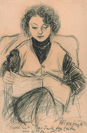 Verena Kammerer, Kohlezeichnung, 1993 
